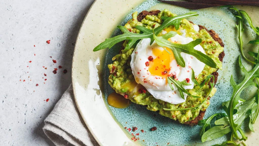 Greek breakfast avocado